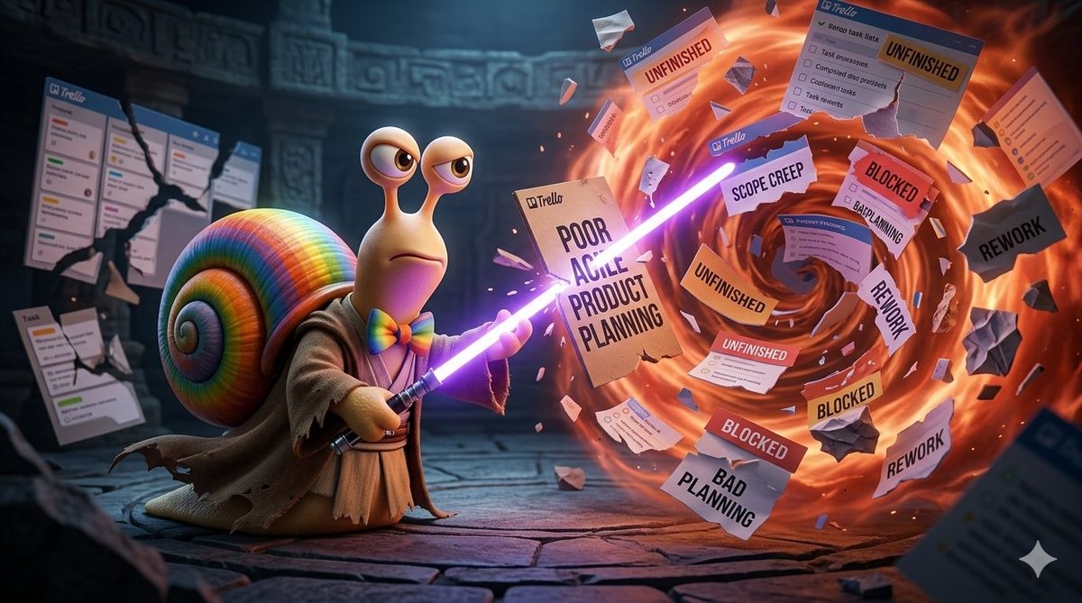 SprintiQ Turbo cutting through scope creep, rework, and planning chaos